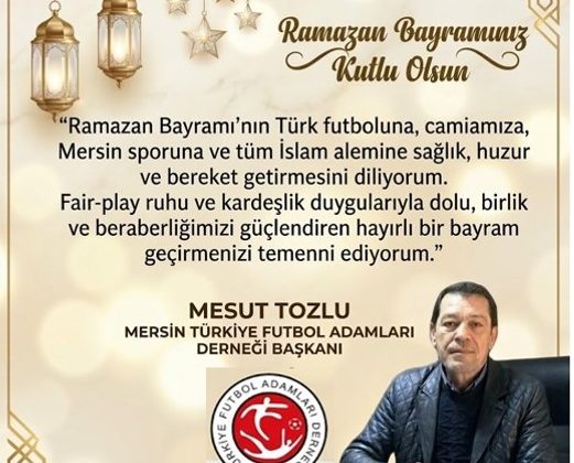 MESUT TOZLUDAN BAYRAM MESAJI