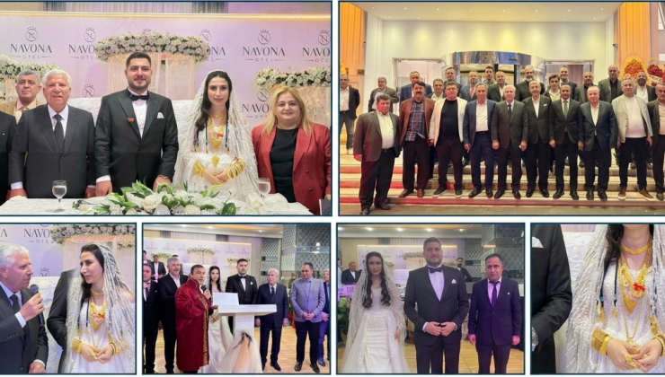 İŞVE SİYASET DÜNYASI MUHTEŞEM DÜĞÜNDE BULUŞTU; DEMİR VE KOCA KAPLAN AİLELERİNİN MUTLU GÜNÜ;