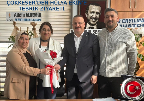 Toroslar Teşkilatı’ndan İl Kadın Kolları Başkanı Ekin’e “Hayırlı Olsun” Ziyareti