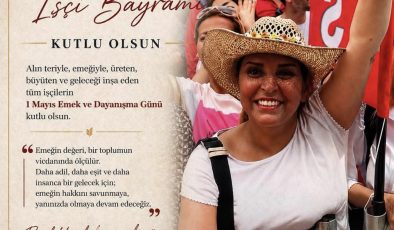 av Nevin Zaimoğlu 1 mayıs işçi bayramı mesajı