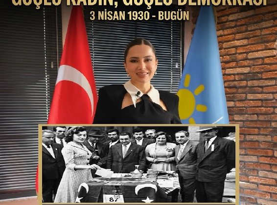 BEDRİYE KAYA ERGETİR: “3 NİSAN TÜRK DEMOKRASİSİNİN TAÇLANDIĞI GÜNDÜR”