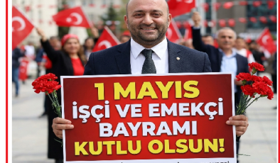 Kızılay Mersin Şube Başkanı Lütfü Parıltı’dan 1 Mayıs Mesajı: “Emeğin ve Dayanışmanın Yanındayız”