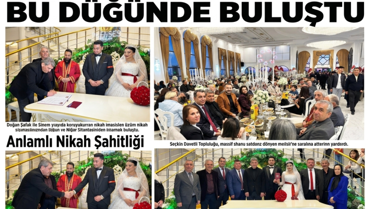 MERSİN VE NİĞDE SİYASETİ BU DÜĞÜNDE BULUŞTU