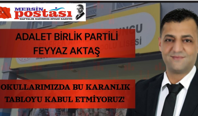 AB Partili Aktaş: “Okullarda güvenlik zafiyeti tartışması artık görmezden gelinemez”