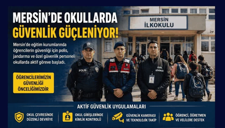 Mersin’de okullarda öğrenciler aramayla sınıflara alınıyor
