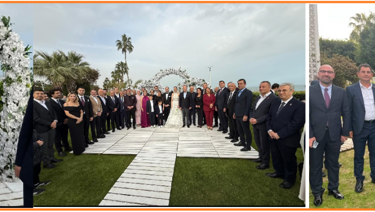 MERSİN SİYASET VE İŞ DÜNYASI BU NİKÂHTA BULUŞTU: SİMAY VE KAZIM DÜNYA EVİNE GİRDİ