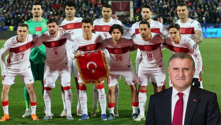 Bakan Bak’tan A Milli Takımı’na tebrik mesajı