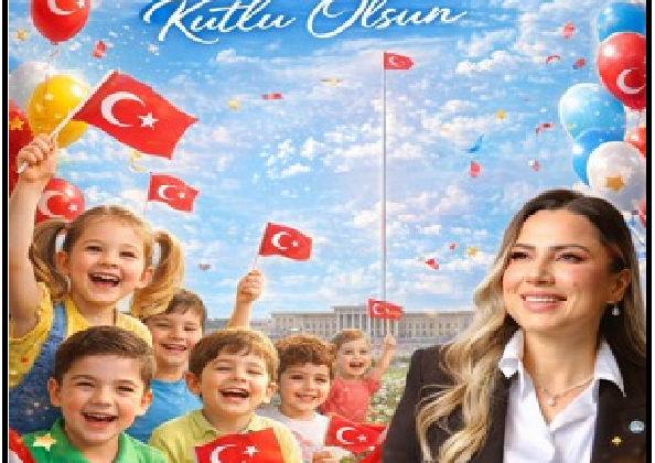 İYİ PARTİ MEZİTLİ İLÇE BAŞKANI BEDRİYE KAYA ERGETİR 23NİSAN MESAJI