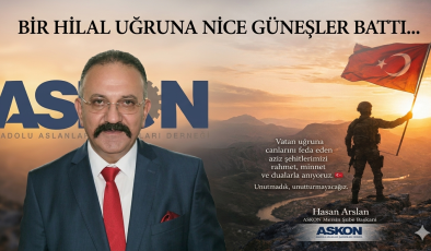 Başkan Arslan’dan Şehitler Haftası Mesajı: “Bu Topraklar Bedeli Ödenmiş Bir Emanettir”