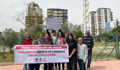 mersin cumhuriyet kadınları başkanı lerzan Özgenç basın açıklaması