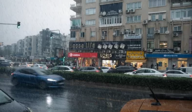 Mersin’de sağanak etkili oldu!