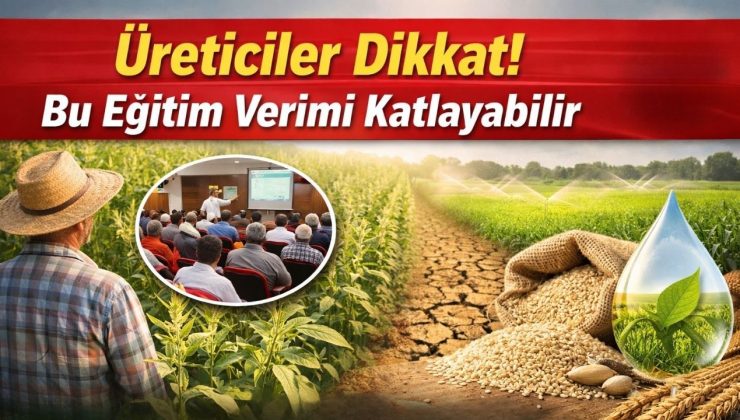 Mersin’de çiftçilere altın değerinde fırsat!