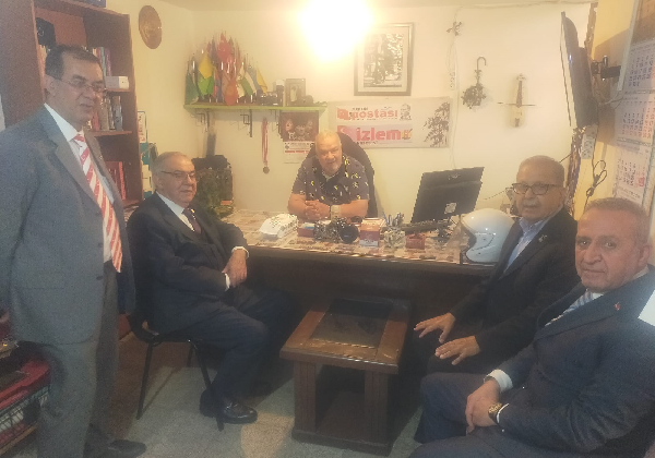 DP HEYETİNDEN ÖZYAR MERSİN POSTASI VE İZLEM GAZETESİ’NE ANLAMLI ZİYARET