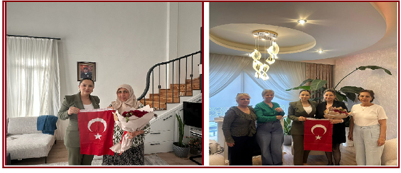 MEZİTLİ İYİ Parti’ den Şehit AİLERİNE  ANLAMLI ZİYARETLER