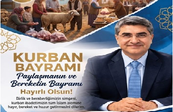 M.EMİN EKMEN  MERSİN DEVA PARTİSİ MİLLET VEKİLİ  KURBAN BAYRAMI MESAJI