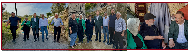 TOROSLAR’IN YÜZ AKI FERDİ ÇOKKESER SAHADAN AYRILMIYOR: HANE HANE GEZİP GÖNÜLLERİ FETHEDİYOR!