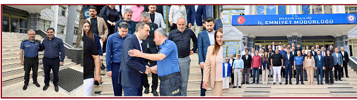AK PARTİ HEYETİNDEN EMNİYET MÜDÜRÜ AKTAŞ’A NEZAKET ZİYARETİ