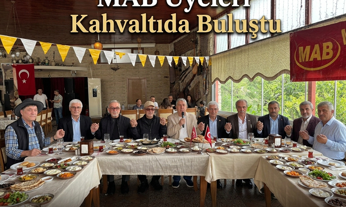 MAB Üyeleri Kahvaltıda Buluştu