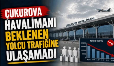Çukurova Havalimanı Beklenen Yolcu Trafiğine Ulaşamadı