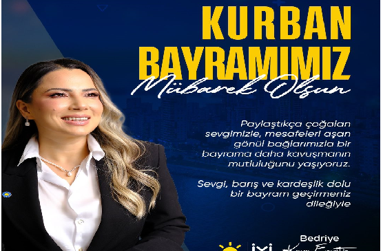 İYİ PARTİLİ ERGETİR’DEN ANLAMLI BAYRAM MESAJI: “GÖNÜL BAĞIMIZLA BİR BAYRAMA KAVUŞMANIN MUTLULUĞUNU YAŞIYORUZ”