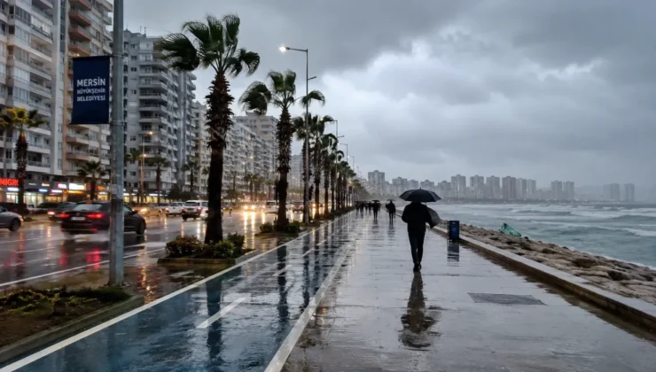 Mersinliler dikkat! Meteoroloji’den yeni yağış tahmini