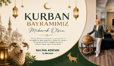 Saliha adıcan iş insanı  ak parti il başkan yardımcısı kurban bayramı mesajı