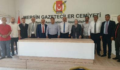 Yeniden Refah Partisi Heyetinden Mersin Gazeteciler Cemiyeti’ne Ziyaret