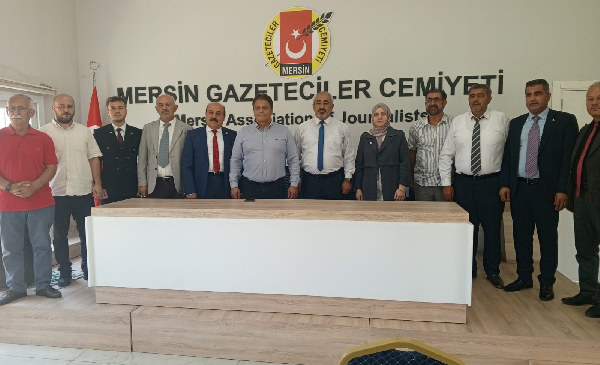 Yeniden Refah Partisi Heyetinden Mersin Gazeteciler Cemiyeti’ne Ziyaret