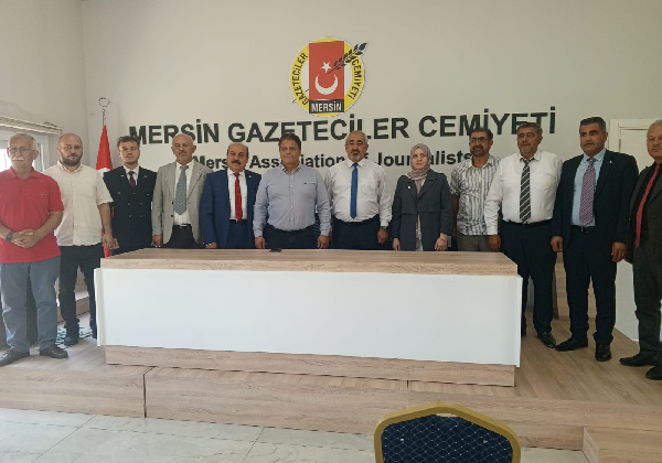Yeniden Refah Partisi Heyetinden Mersin Gazeteciler Cemiyeti’ne Ziyaret