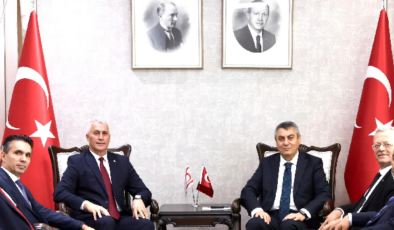 KKTC EKONOMİ VE ENERJİ BAKANI AMCAOĞLU MERSİN’DE
