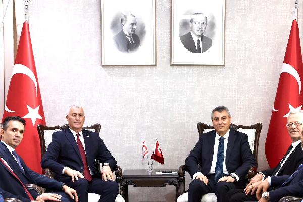 KKTC EKONOMİ VE ENERJİ BAKANI AMCAOĞLU MERSİN’DE