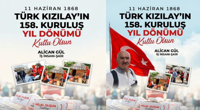 Mersinli İş İnsanı ve Şair Ali Gül’den Türk Kızılayı’nın 158. Yılına Özel Anlamlı Mesaj