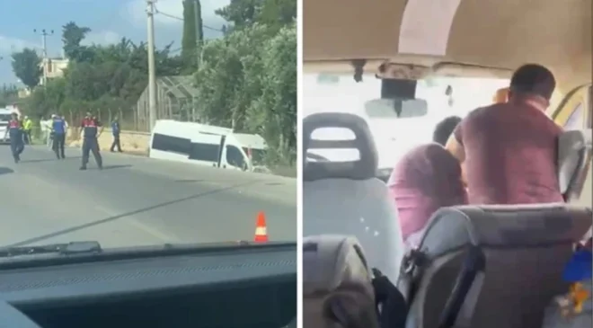Mersin’de Minibüsü Gasp Eden Cani Kaza Yapıp Canından Oldu