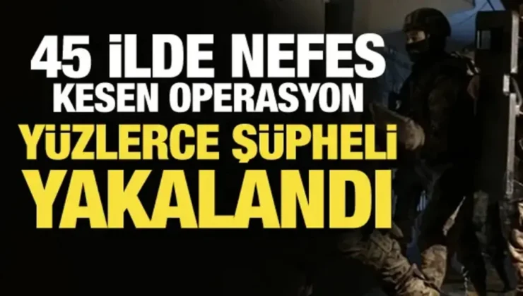 Aralarında Mersin’inde Olduğu 45 İlde Dev Narko Pars Operasyonu!