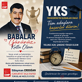 CHP Toroslar Belediye Meclis Üyesi Süleyman Erdoğan’dan Çifte Mesaj: Hem YKS Adaylarına Başarı Hem de Babalar Günü Kutlaması