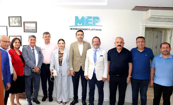 MERSİN EKONOMİ PLATFORMU’NDA “ORTAK AKIL” ZİYARETİ