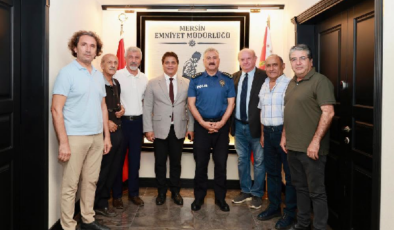 MERSİN GAZETECİLER CEMİYETİ’NDEN EMNİYET MÜDÜRÜ AKTAŞ’A ZİYARET
